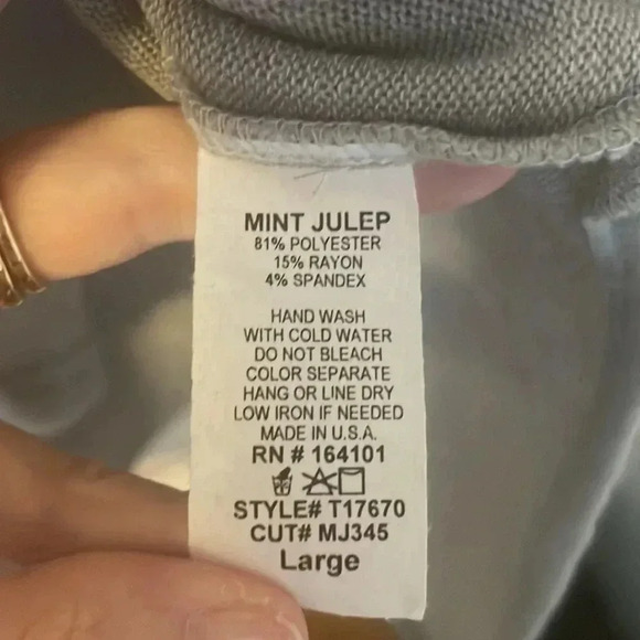 Mint Julep comfy poncho - Picture 4 of 4